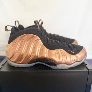 AUTHENTIC Nike Air Foamposite One Copper size 12 314996-007 2017 PRE-OWNED
